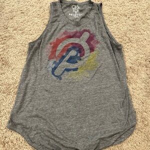Peloton Gray Sleeveless Women's Top